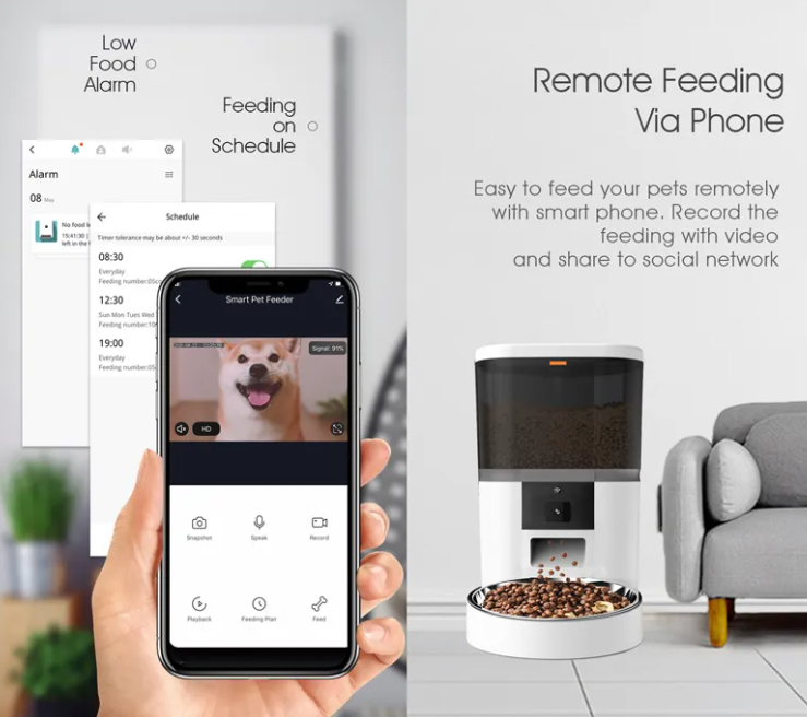 SmartPet Automatic Feeder with Camera